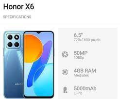 گوشی موبایل آنر x6 رم 4 حافظه 128 گیگ