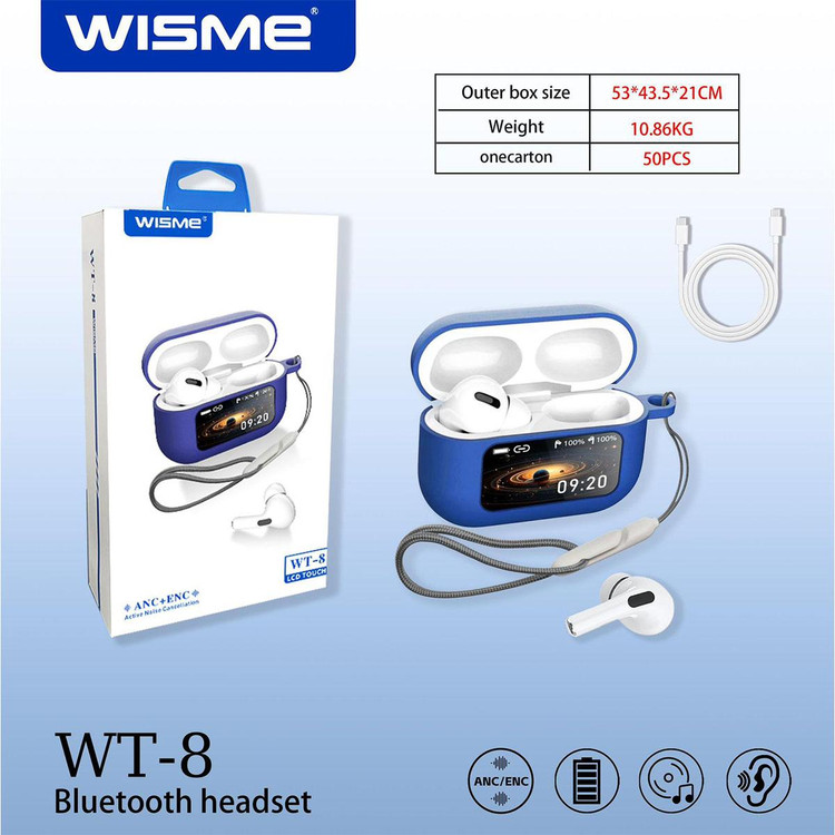 هدفون بی سیم هوشمند ویسمی مدل WT-8