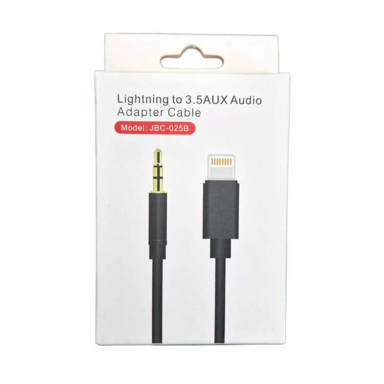 کابل تبدیل AUX به لایتنینگ مدل AUX JBC-025B طول 1 متر