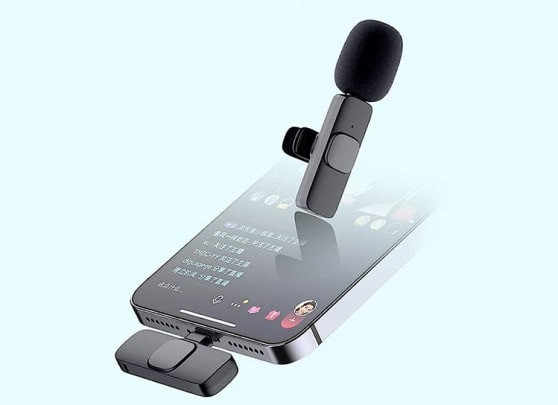 میکروفون یقهای بیسیم تایپ C مدل K8