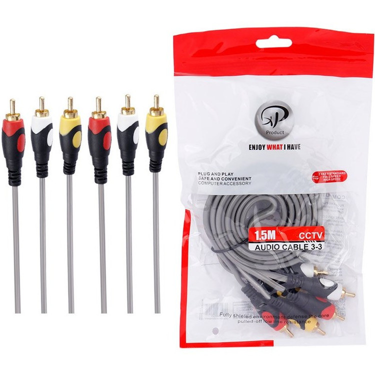 کابل 3 به 3 RCA ایکس پی پروداکت طول 1.5 متر