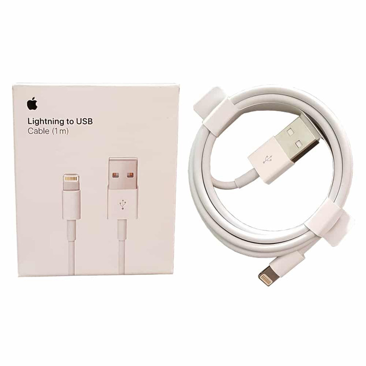 کابل شارژ ایفون 7 USB به لایتنینگ کیفیت اورجینال طول یک متر