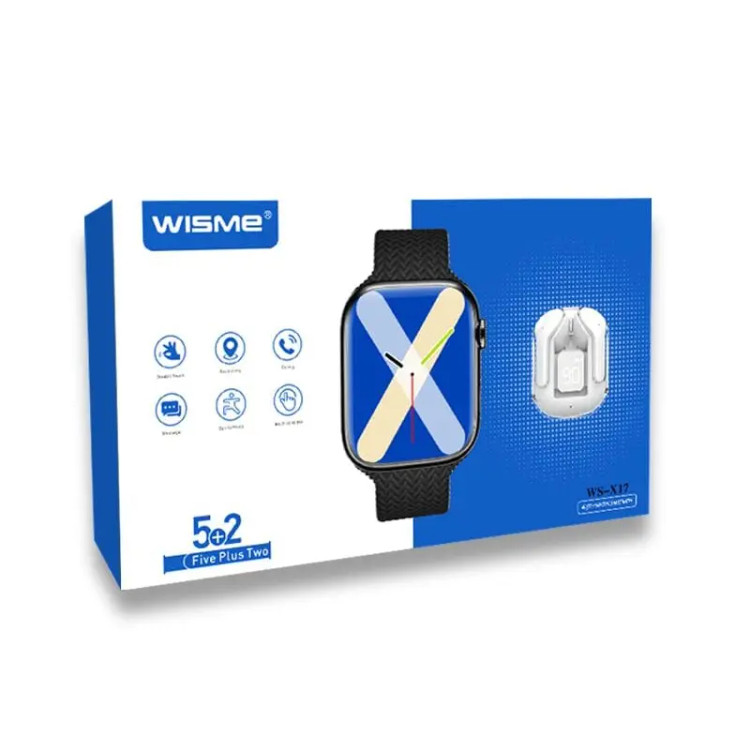 ساعت هوشمند ویسمی مدل WS-X17 به همراه ایرپاد شیشه ای و 5 عدد بند