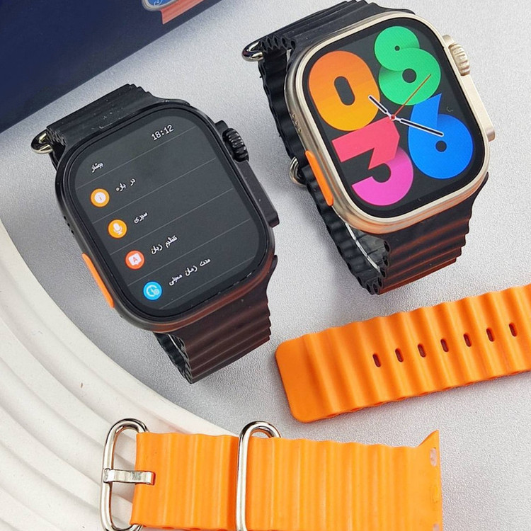 ساعت هوشمند KEQIWEAR مدل KW56 ULTRA به همراه ایرپاد و 7 عدد بند