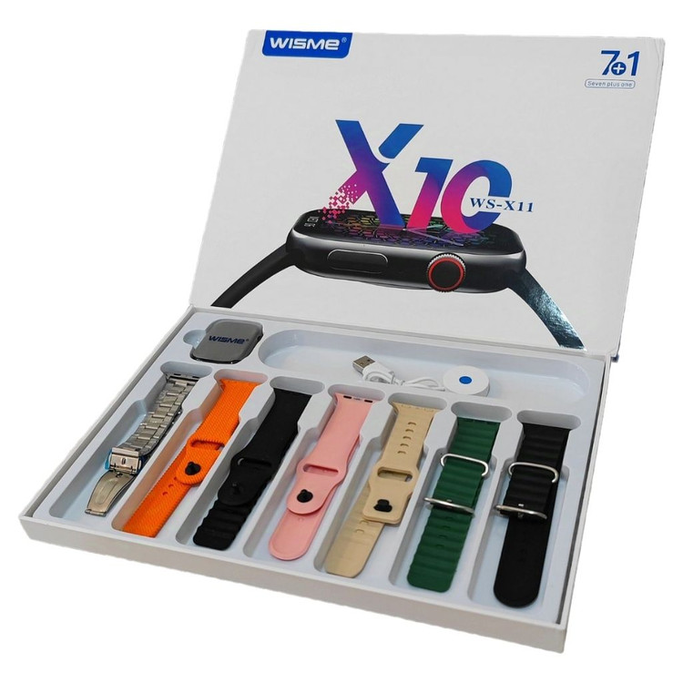 ساعت هوشمند ویسمی مدل WS-X11 به همراه 7 عدد بند