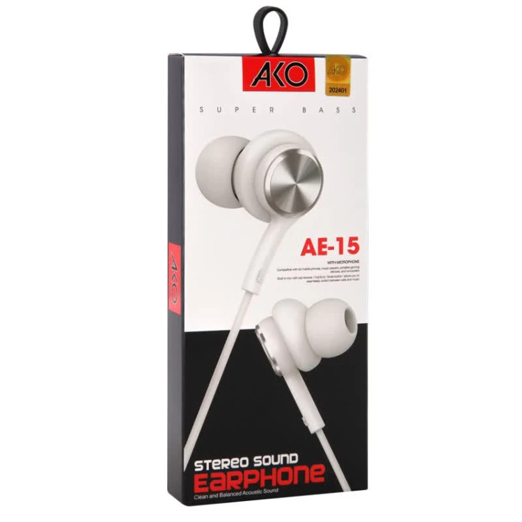 هندزفری آکو مدل AE-15