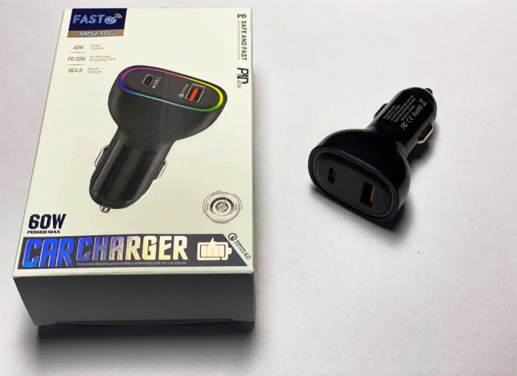 شارژر فندکی خودرو WKN-105 60W