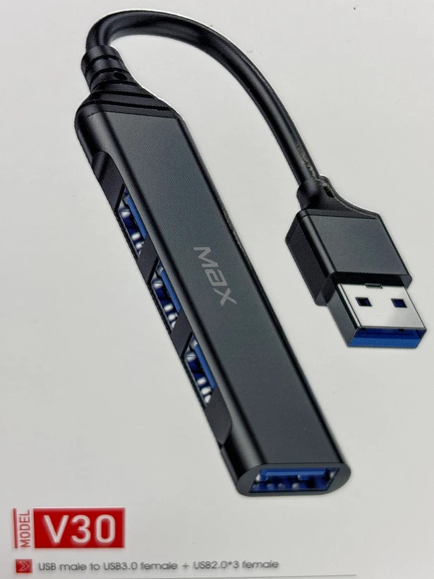 هاب 4 پورت مکس مدل V30